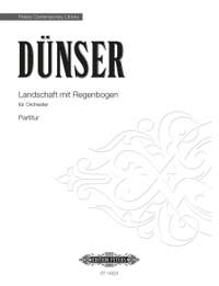Dünser, Richard: Landschaft mit Regenbogen