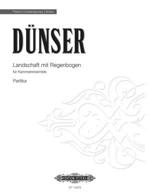 Dünser, Richard: Landschaft mit Regenbogen