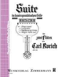 Rorich, C: Suite in Contrapunctional Style op. 38