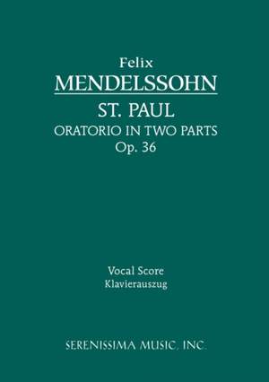 Mendelssohn: St. Paul, Op.36