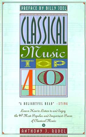 Classical Music Top 40: Learn How To Listen To And Appreciate The 40 Most Popular And Important Pieces I