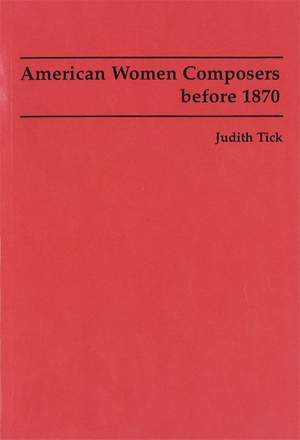 American Women Composers before 1870