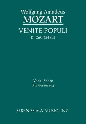 Mozart: Venite Populi, K. 260 (248a)