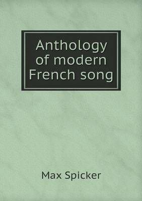 Anthology of Modern French Song