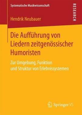 Die Aufführung von Liedern zeitgenössischer Humoristen