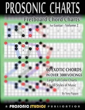 Fretboard Chord Charts for Guitar - Volume 2
