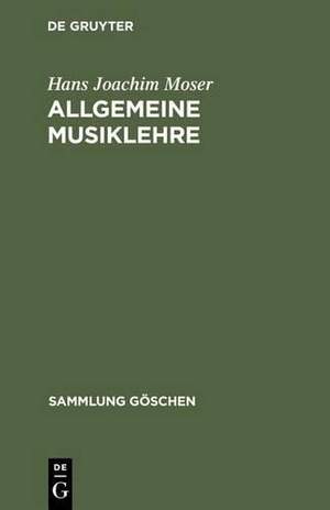 Allgemeine Musiklehre