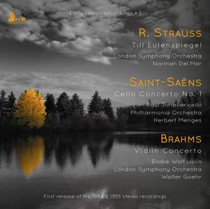 Paul Tortelier - Early Stereo Recordings - R. Strauss, Saint-Saëns & Brahms