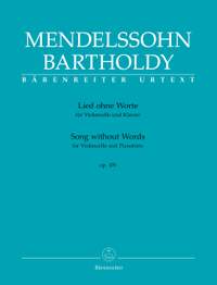Mendelssohn, Felix: Song without Words for Violoncello and Pianoforte op. 109