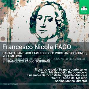 Fago: Cantatas for Solo Voice and Continuo Vol. 2