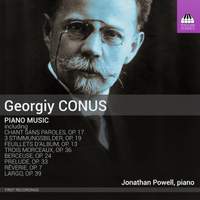 Georgiy Conus: Piano Music
