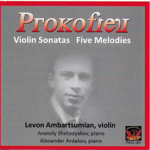 Prokofiev: Violin Sonatas & 5 Mélodies