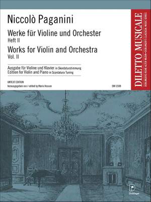 Niccolò Paganini: Werke Für Violine Und Orchester Heft 2