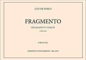 Luis De  Pablo: Fragmento