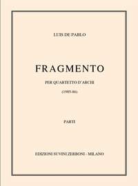 Luis De  Pablo: Fragmento