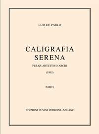 Luis De  Pablo: Caligrafia Serena