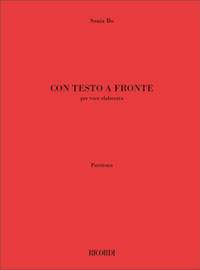 Sonia Bo: Con testo a fronte