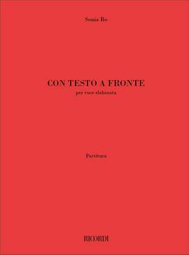 Sonia Bo: Con testo a fronte