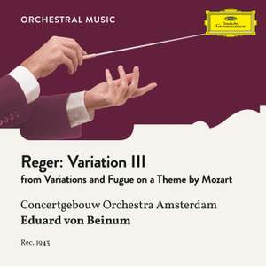 Reger: Variations and Fugue on a Theme by Mozart, Op. 132: Variation III