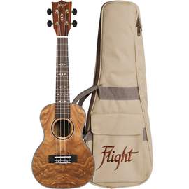 Flight: DUC410 Concert Ukulele -Quilted (With Bag)