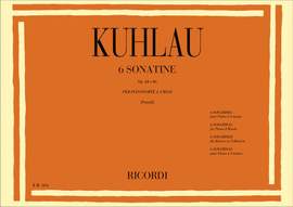 Kuhlau: Kuhlau: 6 Sonatine Op. 44 E Op. 66 (Pozzoli)