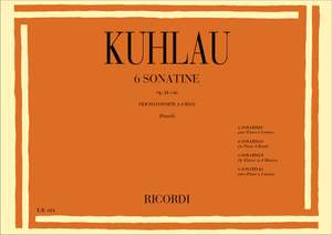 Kuhlau: Kuhlau: 6 Sonatine Op. 44 E Op. 66 (Pozzoli)