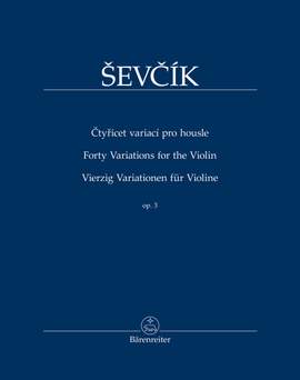 Ševcík, Otakar: Vierzig Variationen für Violine op. 3