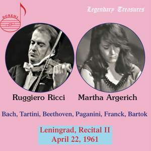 Martha Argerich & Ruggiero Ricci - 2nd Leningrad Recital 1961