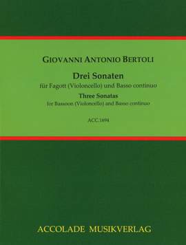 Giovanni Antonio Bertoli: Drei Sonaten