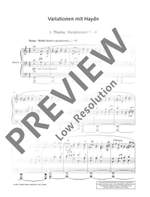 Heucke, S: Variations with Haydn op. 85 Product Image