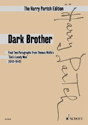 Partch, H: Dark Brother