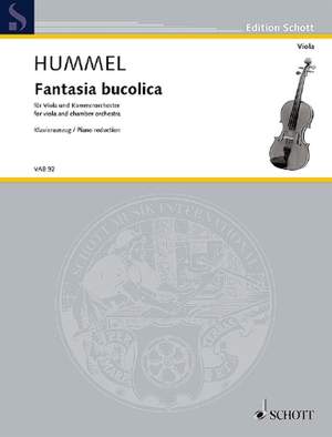 Hummel, B: Fantasia bucolica op. 13f