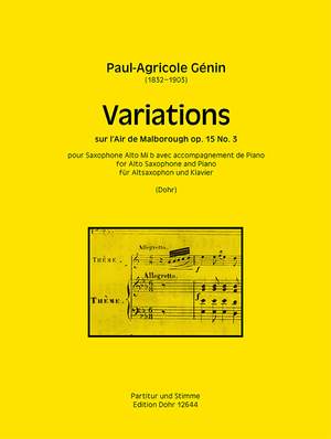 Genin, P A: Variations op.15/3