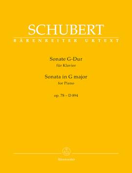 Schubert, Franz: Sonata for Pianoforte in G major op. 78 D894
