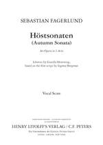 Fagerlund, Sebastian: Autumn Sonata, Opera in 2 Acts Product Image