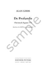 Gibbs, Alan: De Profundis Product Image