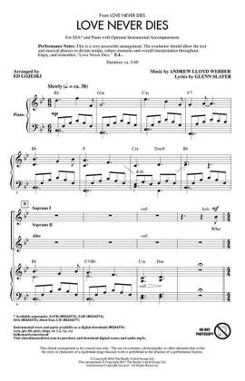 Andrew Lloyd Webber_Glenn Slater: Love Never Dies