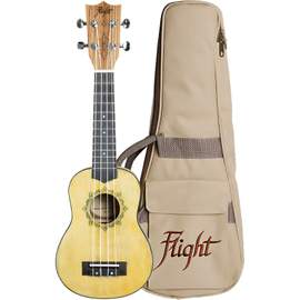 Flight: DUS330 Relic Soprano Ukulele (With Bag)