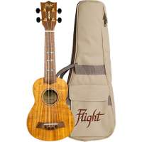 Flight: DUS440 Soprano Acacia Ukulele (With Bag)