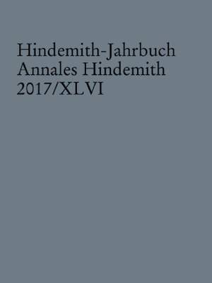 Hindemith-Jahrbuch Vol. 46