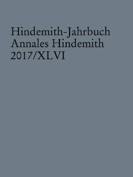 Hindemith-Jahrbuch Vol. 46