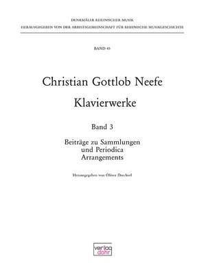 Neefe, C G: Klavierwerke Band 3 Vol. 45