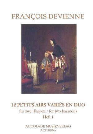 François Devienne: 12 Petits Airs Varies En Duo Vol. 1