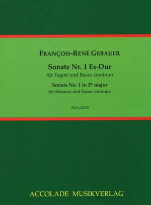 François-René Gebauer: Sonate Nr. 1 Es-Dur