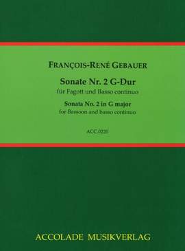François-René Gebauer: Sonate Nr. 2 G-Dur