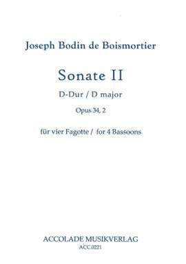 Joseph Bodin de Boismortier: Sonate Ii D-Dur Op. 34, 2