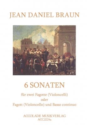 Jean Daniel Braun: 6 Sonaten Bd. 1