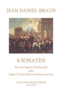 Jean Daniel Braun: 6 Sonaten Bd. 1