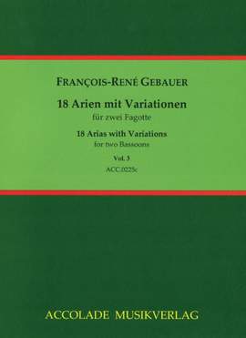 François-René Gebauer: 18 Air Varies Bd. 3