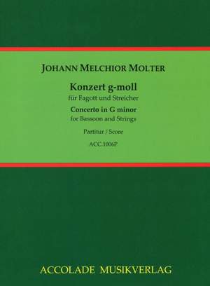 Johann Melchior Molter: Fagottkonzert G-Moll